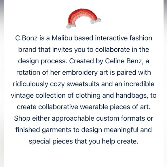 Embroidered C Bonz Sweatshirt size small - Picture 2 of 7